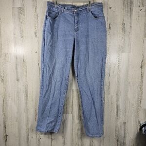 Just my size light wash high rise straight leg blue jeans women's plus size 18W